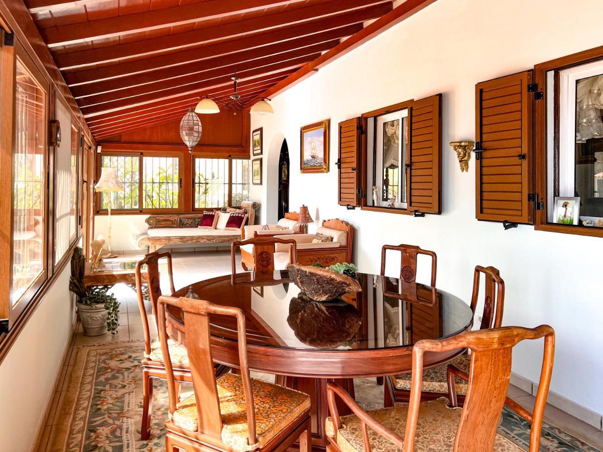 Exquisite Rural House With Garden, Pool And Sea Views Villa Arico Viejo Dış mekan fotoğraf