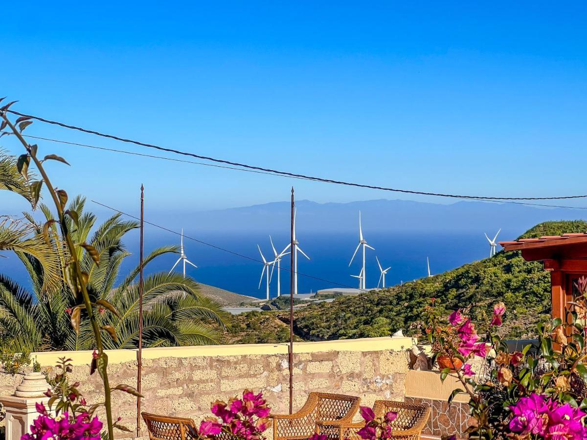 Exquisite Rural House With Garden, Pool And Sea Views Villa Arico Viejo Dış mekan fotoğraf